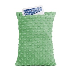 zhijiazhi Abdominal Surgery Pillow with Pocket, Hysterectomy Pillow, Lumpectomy Recovery Pillow for Women, Small Pillow for Travel (Green)