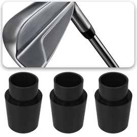 ECSiNG Pack of 12 Golf Ferrules Rubber Sleeves Rubber Rings 0.370 Inch Compatible with PXG 0211 0311 GEN2 GEN3 GEN4 GEN5 9.4 x 14/7 x 14 mm Black