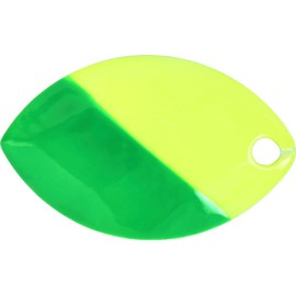 Yakima Bait Mulkey's Mini Guide Flash Spinner Blades - Size 3.5 Chartreuse Green