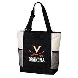 Broad Bay University of Virginia Grandma Tote Bags UVA Grandma Totes Beach Pool Or Travel