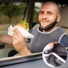 Jeere 10 Pcs Adult Bibs Washable Clothing Protector for Men