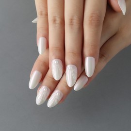 XZMeiLun SM 3D Press On Nails (JS-SM-56250558, 24Pcs (Pack of 1))