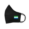 Sierra Leone Flag cotton Face Mask Protective Covering Washable Reusable