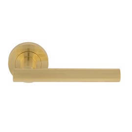 Carlisle Brass Faro Ulitmate Door Pack - Includes Pair of Handles, 3 Hinges and a 3" Latch in Satin Brass