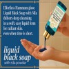 FERIHA Moroccan Liquid Black Soap with Saharan Nila and Eucalyptus