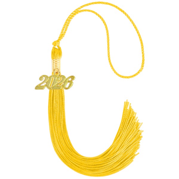 GRADFTY 2026 Tassel Graduation,Gold Tassel 2026 for Grad Cap and