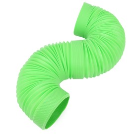 Retractable Small Animal Play Tunnel Toy for Mink Guinea Pig Hedgehog, Expandable, Ideal Pet Exercise, Hideout and Play (Green)