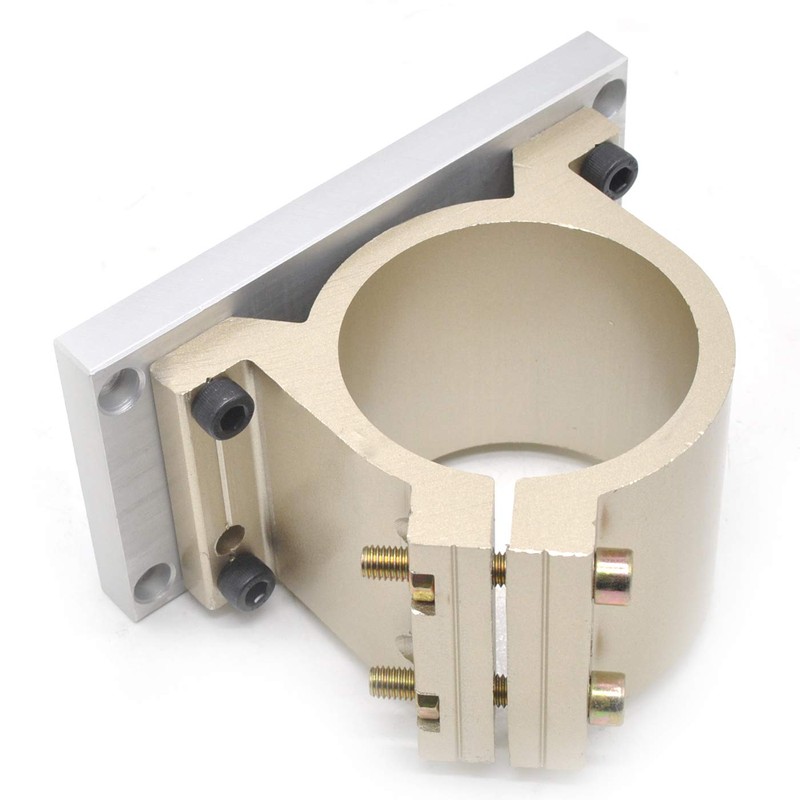 80mm CNC Spindle Motor Clamp Mount Bracket with Gantry Plat