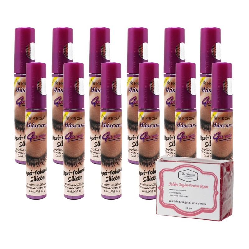 Prosa 12 Piezas Rimel Mascara Pestañas 4 En 1, 1