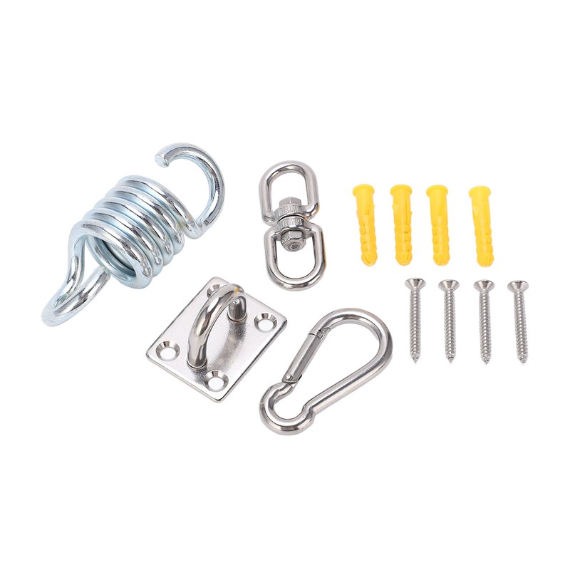 Stainless Steel Ceiling Hammock Hanging Kit 551lb Capacity Suspension Hook