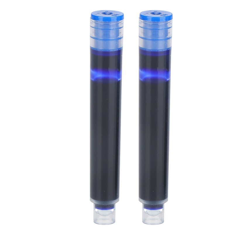 0.38mm Fountain Pen Set 2 Ink Cartridges Smooth Writing Signing