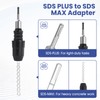 SDS-Plus to SDS-Max Adapter for Rotary Hammers, HYLEBOR 8-1/4 Inches