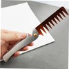 Baluue 2pcs Stainless Steel Folding Comb for Men Portable Wide