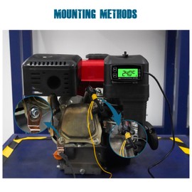 Runleader TS002-1 motor temperature sensors, with is cable, temperature: 20 °C to 220 °C (-4 °F to 428 °F), waterproof, for lawn mowers, generators, motorcycle, beach car