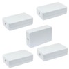 LifCratms 5 Pieces Project Box Small ABS Plastic Junction Box