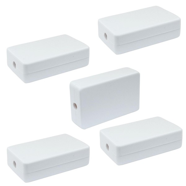 LifCratms 5 Pieces Project Box Small ABS Plastic Junction Box