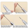 2 Pack Cuticle Bit Gel Remover Drill Bit 3/32" Small