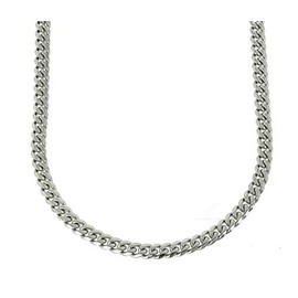 Bling Bling NY Men's Miami Cuban Link Chain Stainless Steel 6-18mm Thick Necklace 30 inches Anti-Tarnish, Stainless Steel, No Gemstone