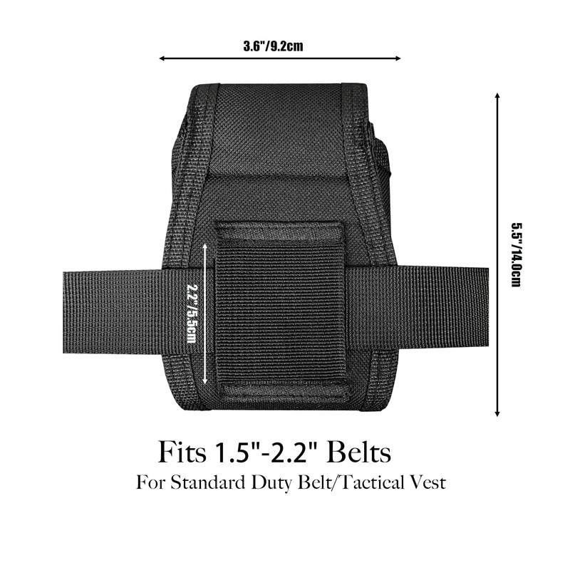 2 Pack Handcuff Pouch,Tactical Nylon Handcuff Holder Utility Holster with