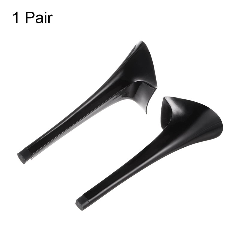 HARFINGTON 1pair Heel Repair Replacement 1.77"x5.12" High Stiletto Heel DIY