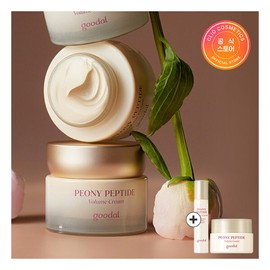 Goodal 구달 피오니 펩타이드 주름 흔적 크림 60ml 증정 피오니펩타이드크림10ml2개 Goodal Peony Peptide Wrinkle Trace Cream 60ml with Gift Peony Peptide Cream 10ml x 2