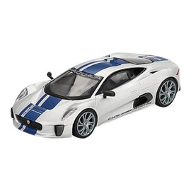 MINI GT 1/64 Jaguar C-X75 Silver (Left Handle) Finished Product MGT00960-BL