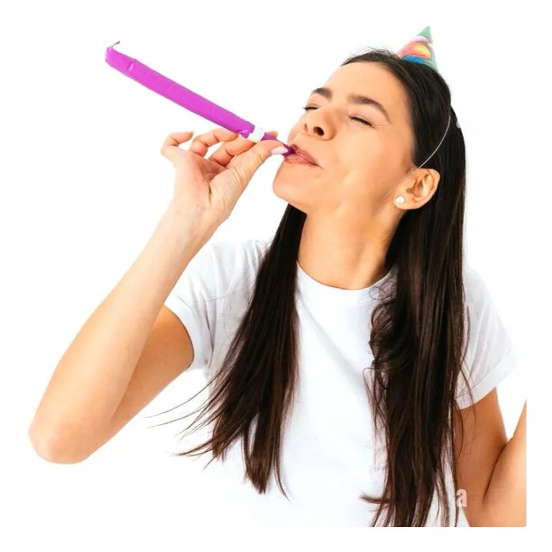 Party 12 Espantasuegras Piñata Silbato Espanta Suegras Cumpleaños