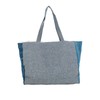 Back From Bali Womens Denim Patchwork Pocket Tote Bag Classic