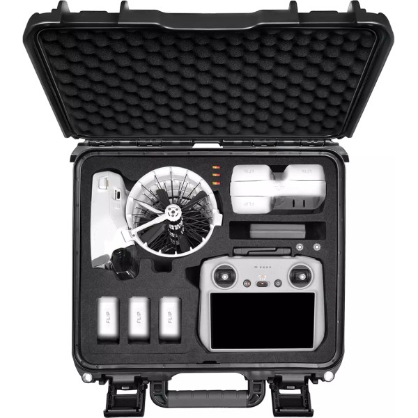 Portable Waterproof Hard Carrying Case for DJI Flip Drone,Fly More
