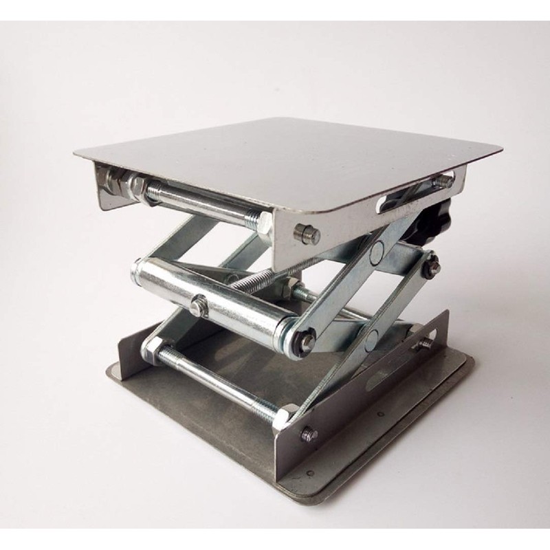 Stainless Steel Lab Jack Scissor Stand Platform (6" x 6")