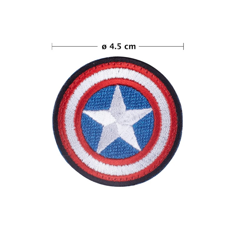 Elitex Training Captain America Embroidered Velcro Patch for Backpacks and
