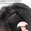 Extensiones de Cabello Ondulado con Clip 2 Piezas 45 cm