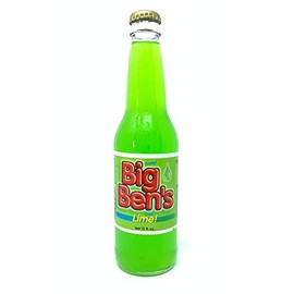 Big Ben's Lime Soda - 12 OZ (48 Glass Bottles)