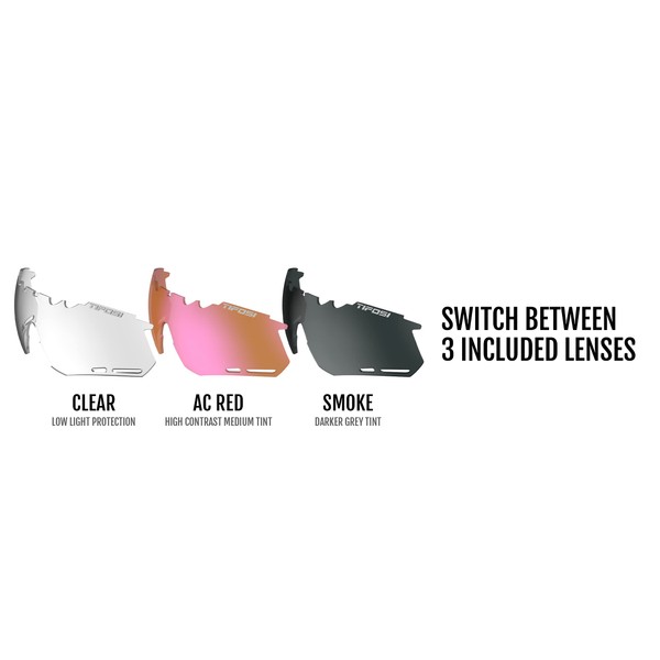 Tifosi Unisex Adult Alliant Interchangeable Lens Sunglasses - Race Neon, One Size