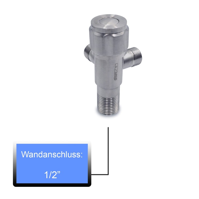 Stainless Steel Double Angle Valve Regulating Valve Outlet 3/8 Inch