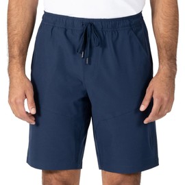Gerry Men's 4-Way Stretch Elastic Waistband Lightweight Trail Short (Blue, X-Large)