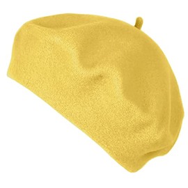 Van Der Rich® French Classic Beret for Women, yellow