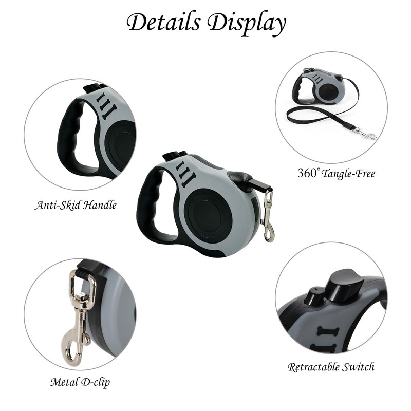 Cat Harness and Lead Set Extendable Retractable Cat Dog Lead