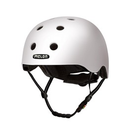 Melon Fahrradhelm »Brightest« für Damen, Herren und Kinder | Leichter & sicherer urbaner Cityhelm mit Magnetverschluss, individuell anpassbar in weiß | Größe XXS-S (46-52 cm) …