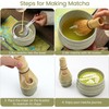 5-Piece Matcha Set Including Bowl, Chasen, Chasen Holder, Strainer &