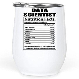 Lovesout Funny Data Scientist Nutritional Facts Gifts Tumbler 12 Oz Christmas 2025 Ideals