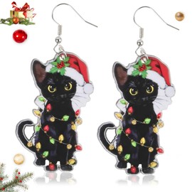 Scinzene 1 Pair of Earrings Christmas, Christmas Earrings, Christmas Earrings, Women's Christmas Decorations, Christmas Earrings, Christmas Decoration Women, 1, 1