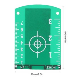 Risegun Laser Target Board, Pack of 2 Magnetic Laser Target Plate for Replacement, Laser Measurement Accessories, Fast Reading Speed, for Improving Laser Visibility