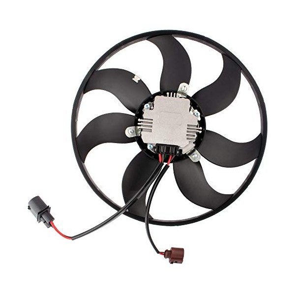 BOXI 1K0959455DL Left Side Engine Cooling Fan Motor Replacement for