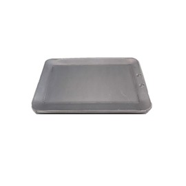 oka-d-art Black Leather Iron Plate, Small Type, Black Steel Plate, Single Item, No Holes/With Holes, For Large Mestins (With Holes, 4.5)