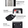 Unbranded Portable Key Lock Box with Push Button Wall Mounted