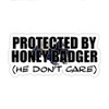 Honey Badger Inspired Parody He Don't Care Funny Window Laptop