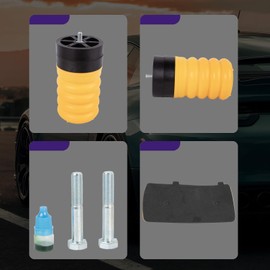 SSR-313-54 Air Suspension Helper Springs Compatible with 2014-2020 Dodge RAM ProMaster 1500 2500 3500 Rear Bump Stops Suspension Enhancement System Replace SSR31354 31354