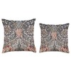 Artgalla Honeysuckle William Morris Art Nouveau Pattern Throw Pillow, 18x18,