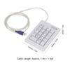 Mechanical Numpad 18 Keys Linear Action Switch USB Port Splashproof